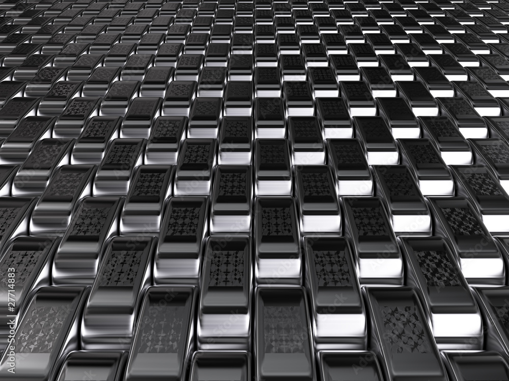 Obraz premium metal chain abstract background