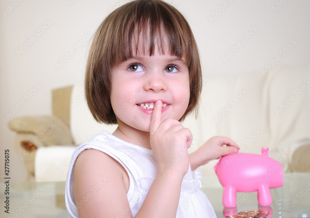 little girl hides her money little girl hides her money