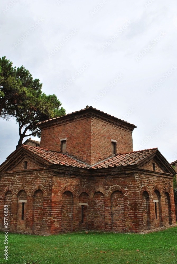 Galla Placidia Mausoleum exterior view, Ravenna, Italy