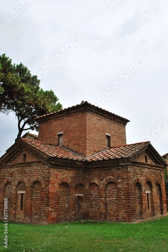 Galla Placidia Mausoleum exterior view, Ravenna, Italy