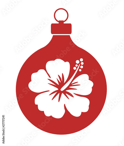 Weihnachtskugel_ Hawaii