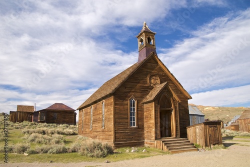 Derelict Methodist Church, Bodie Ghost Town, CA