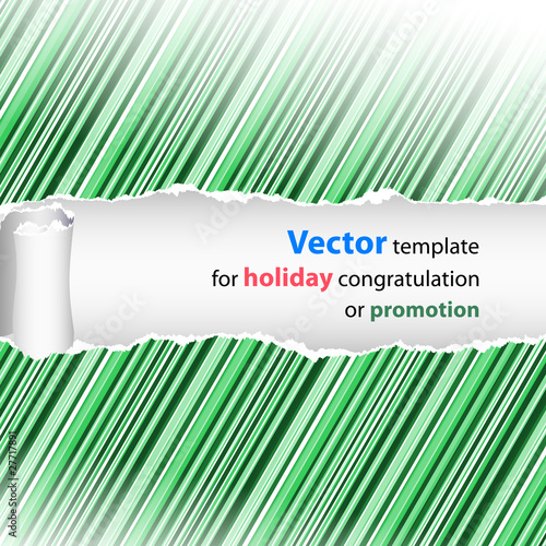 Vector style design for a holiday congratulation