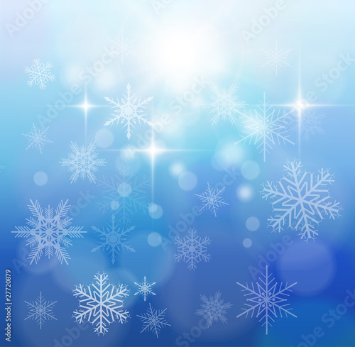 Magic winter background