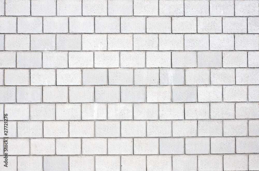 Naklejka premium White brick wall