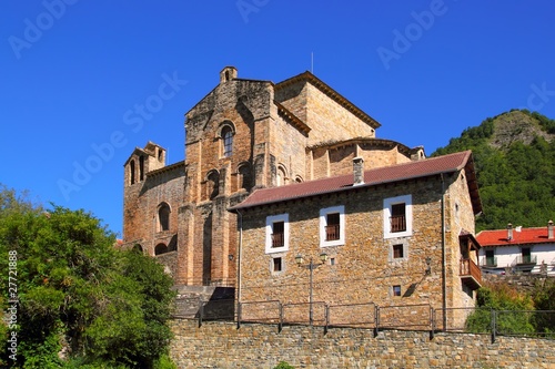 Siresa romanesque monastery in Huesca Aragon