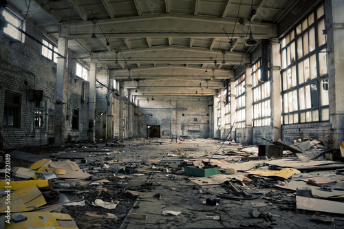 Abandoned Industrial interior