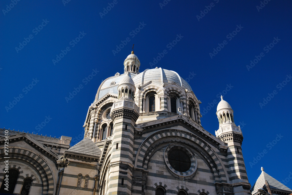 Dome de l'église de la Major à Marseille