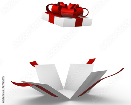Open gift box