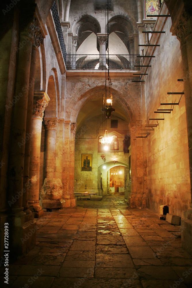 Holy Sepulcher Church interior. Holy Sepulcher Church interior.