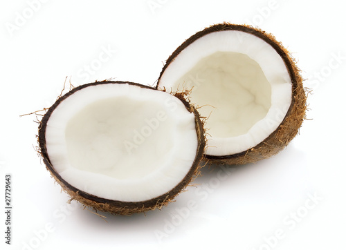 Cut coconut