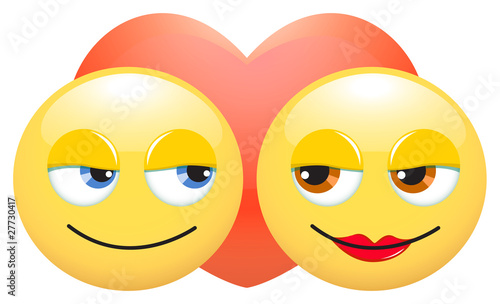Emoticonos enamorados