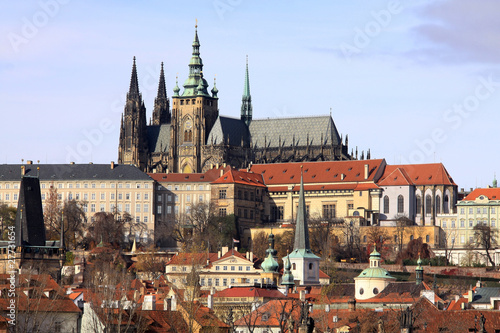 View on the Prague gothic Castle, Czech Republic