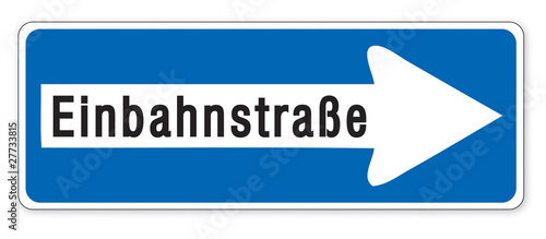 Schild (28) Einbahnstraße