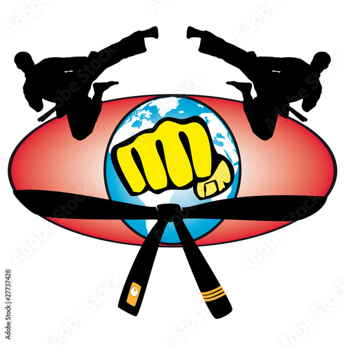 MARTIAL ARTS SIMBOL,LOGO.Vector