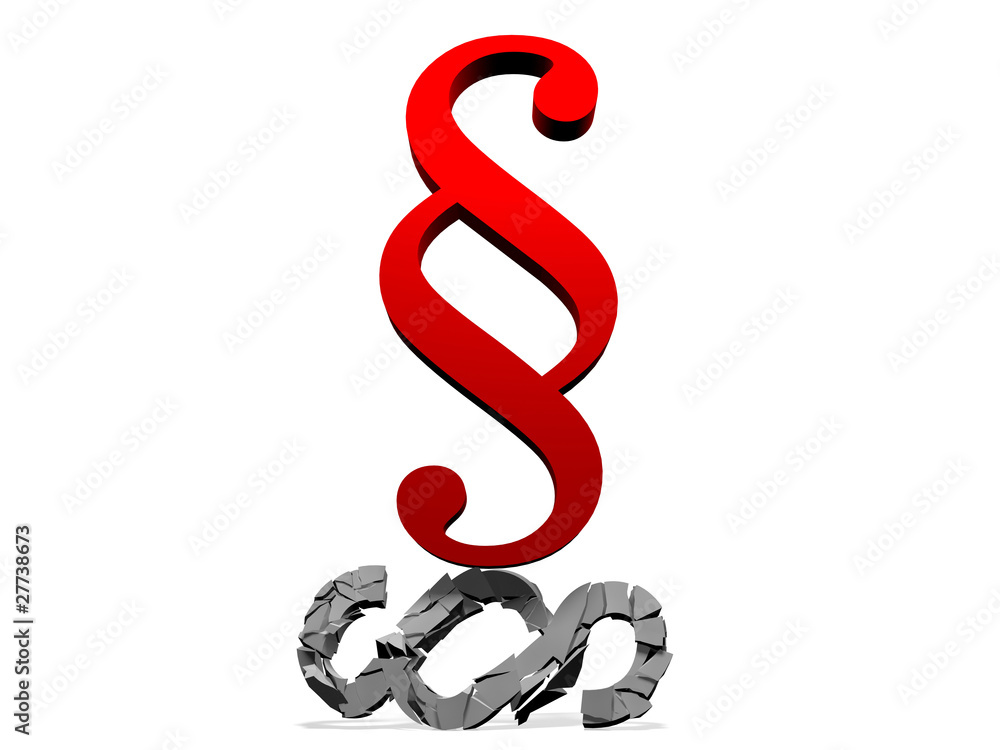 Naklejka premium Neues Gesetz