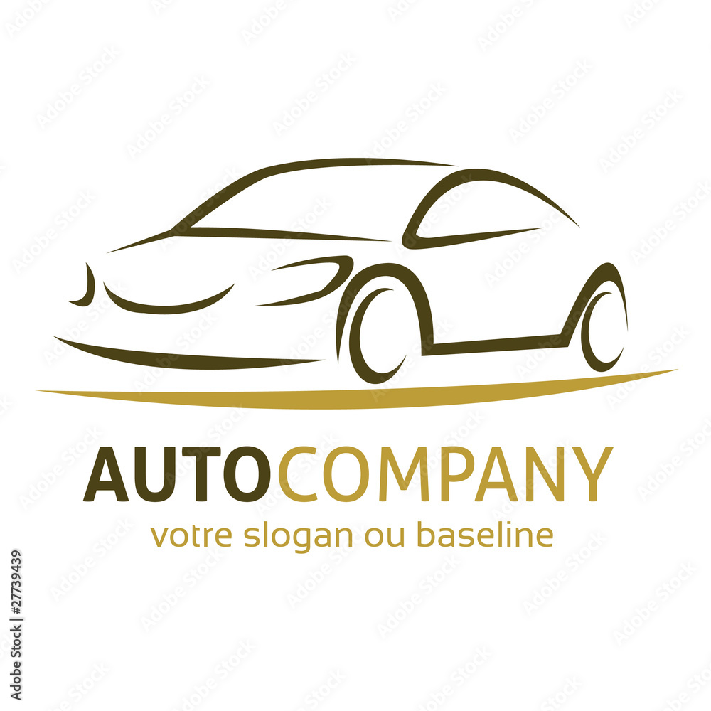 Fototapeta premium auto logo