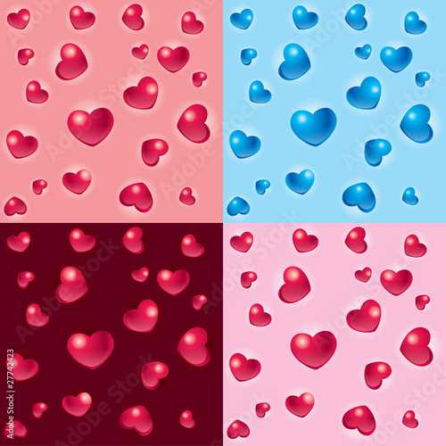 Valentine hearts backgrounds