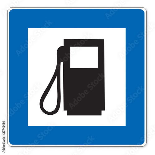 Schild (55) Tankstelle