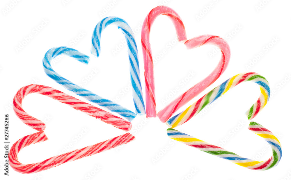 Fototapeta premium Variety of Candy Cane Candies