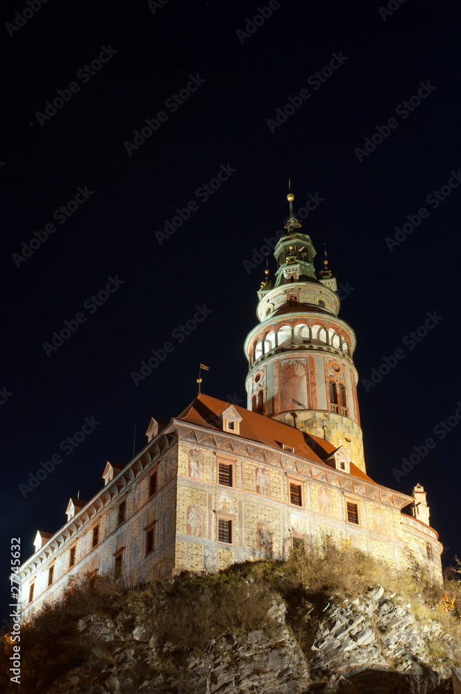 Castle Tower in Cesky Krumlov