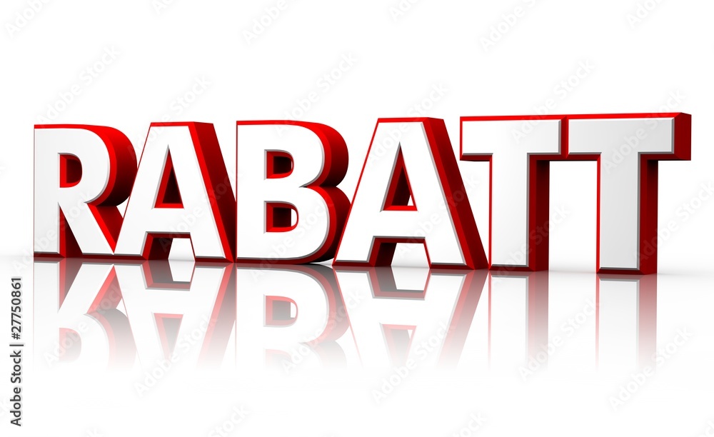 Fototapeta premium 3D Typo Marketing