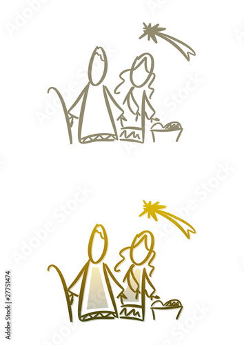 Weihnachten und die Heilige Familie (Geburt Christi)