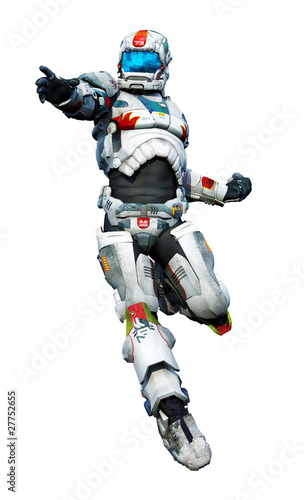 astronaut hero super hero pose