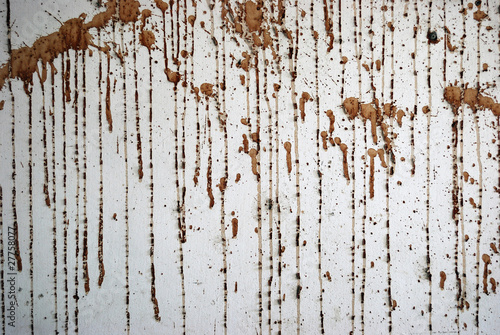 smudges on white wall