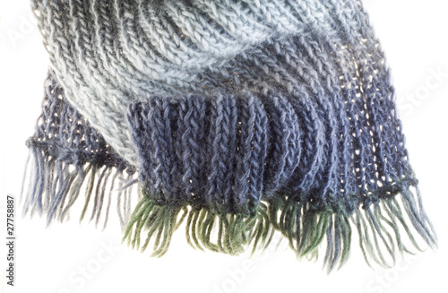 Isolated woolen fringe