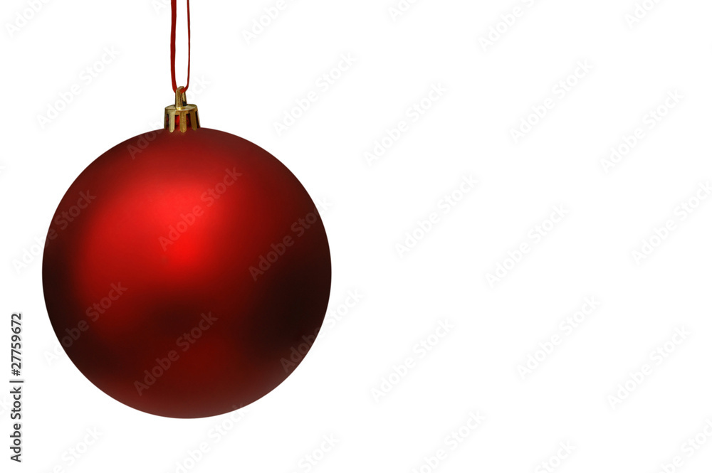 Red Christmas ball Red Christmas ball
