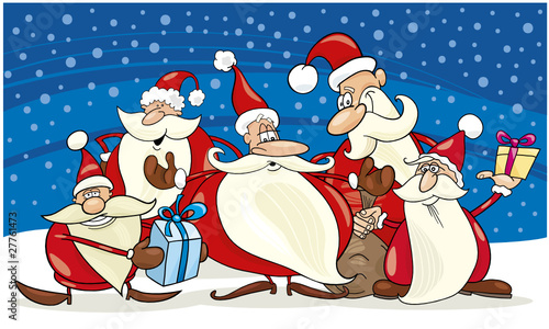 santa clauses
