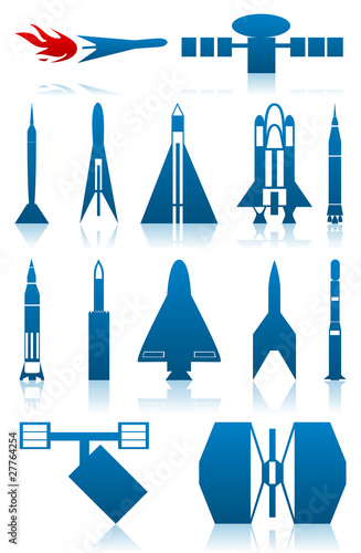 Icons of rockets