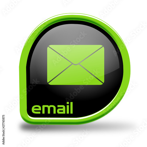 Button Email grün Kreiseck