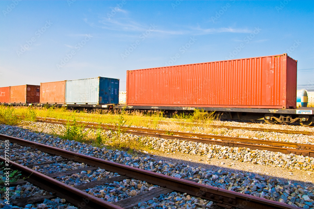 Obraz premium diesel electric engine