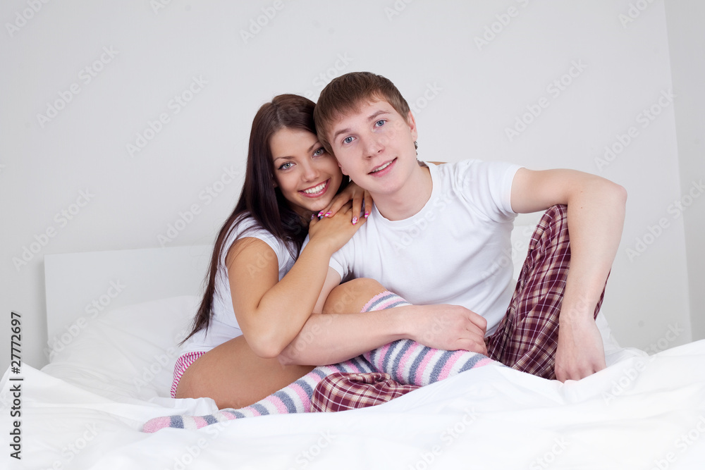 couple on the bed