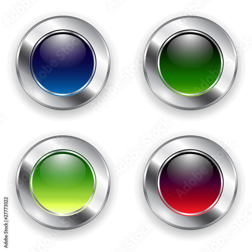 Free Download web buttons glossy metallic - GFXLoad