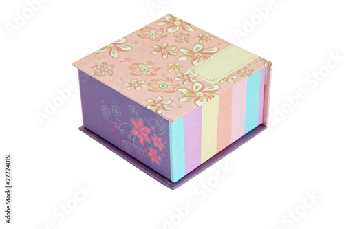 pink traditional christmas gift box in chinese style © vichie81