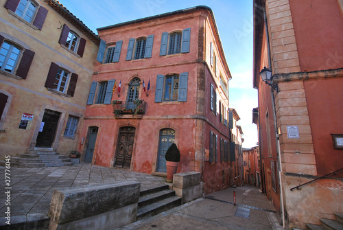Les rues du village de Roussillon
