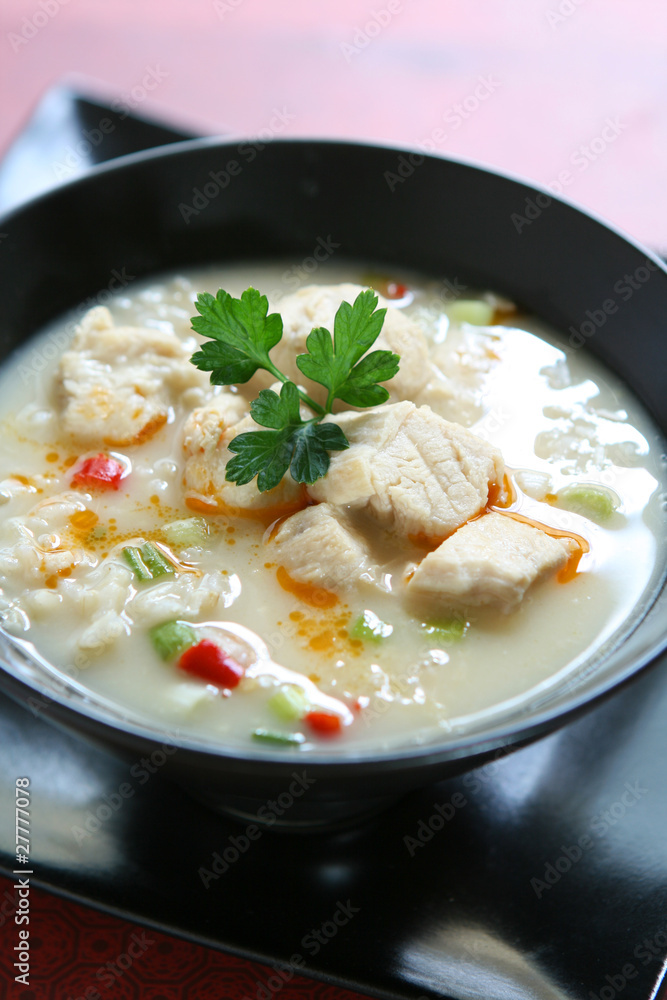 Thai Chicken and Rice Soup Thai Chicken and Rice Soup