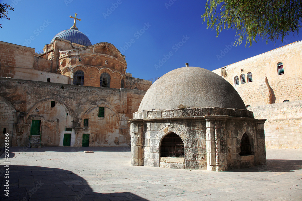 Classic Israel - Dome on the Church of the Holy Sepulchre in Jer