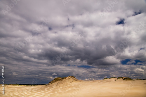 The moving sands in the Polish Desert near Leba © seawhisper