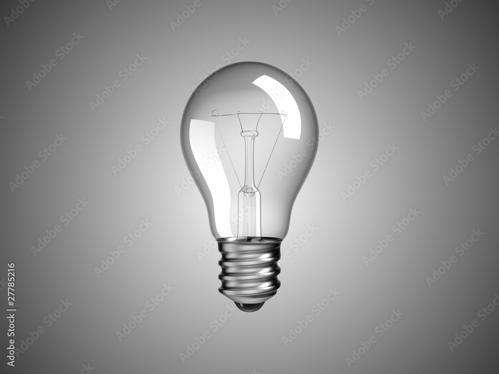 Solution or idea - lightbulb Solution or idea - lightbulb