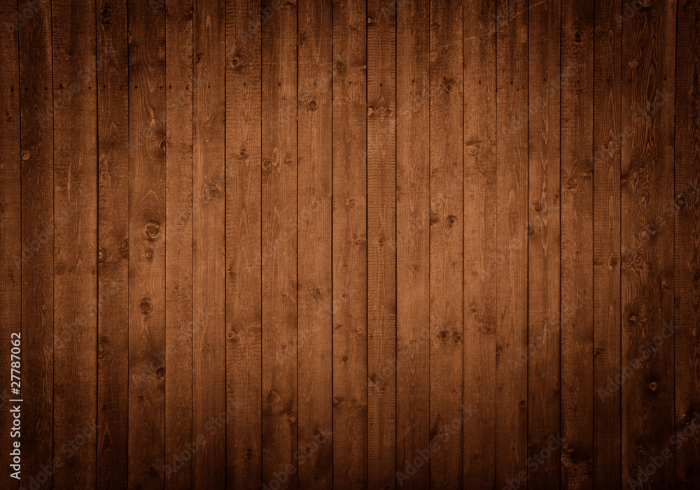 Fototapeta premium dunkle Bretterwand