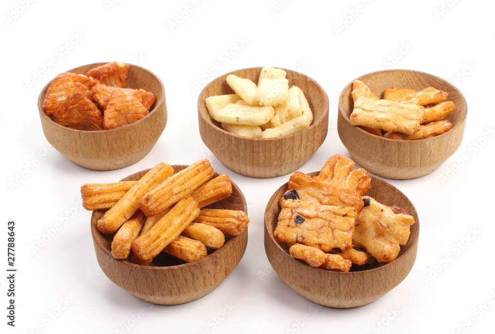 Japanese rice crackers