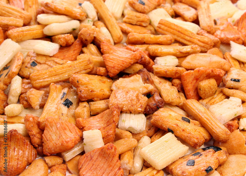 Japanese rice crackers