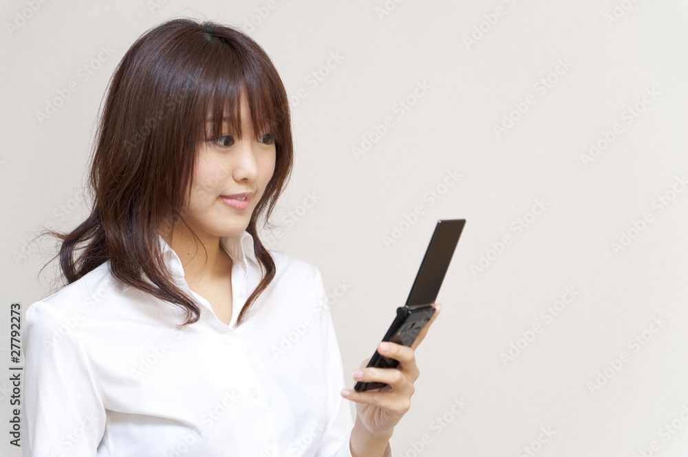 a portrait of young business woman a portrait of young business woman