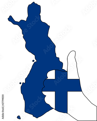Finnland Handzeichen