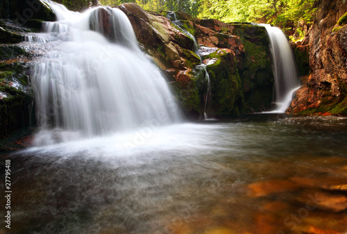 Small elbe waterfall