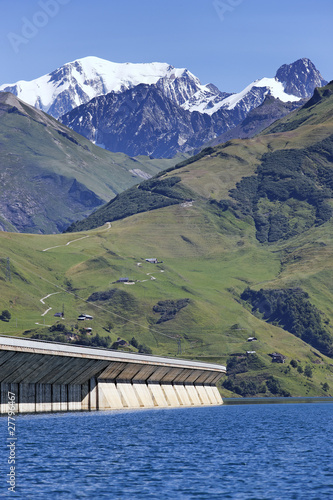 Bild auf Leinwand barrage et sommet